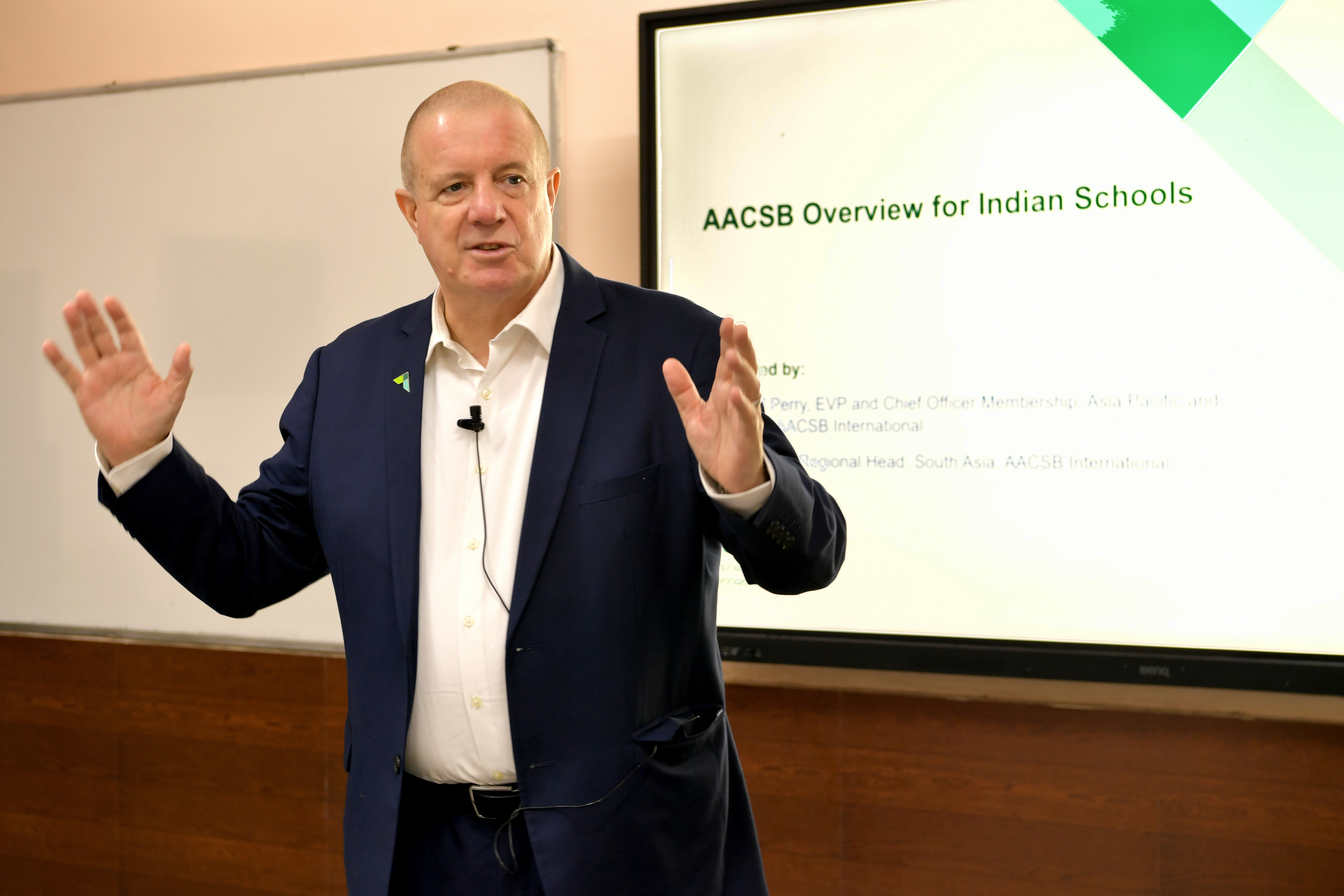Two-day workshop on Assurance of Learning (AoL), facilitated by Dr. Geoff Perry, Executive Vice President and Chief Membership Officer at AACSB International.
