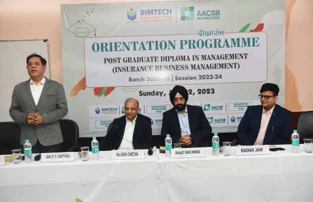Orientation Programme– Post Graduate Diploma in Management (Insurance Business Management program)