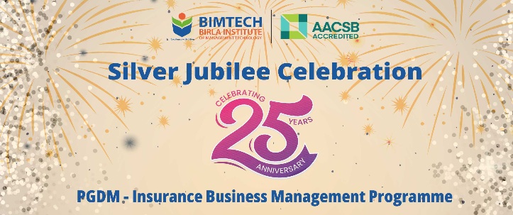 The Silver Jubilee Celebration of the PGDM (Insurance Business Management) program