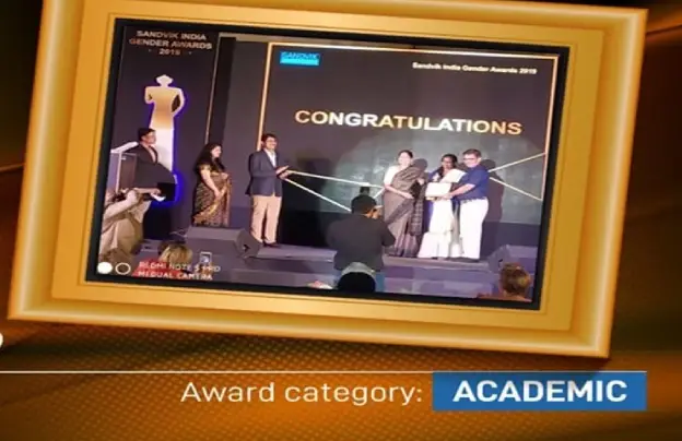 BIMTECH won Sandvik India Gender Award 2019